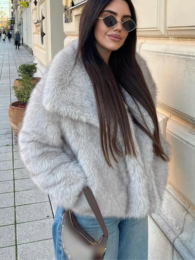 faux fur coat