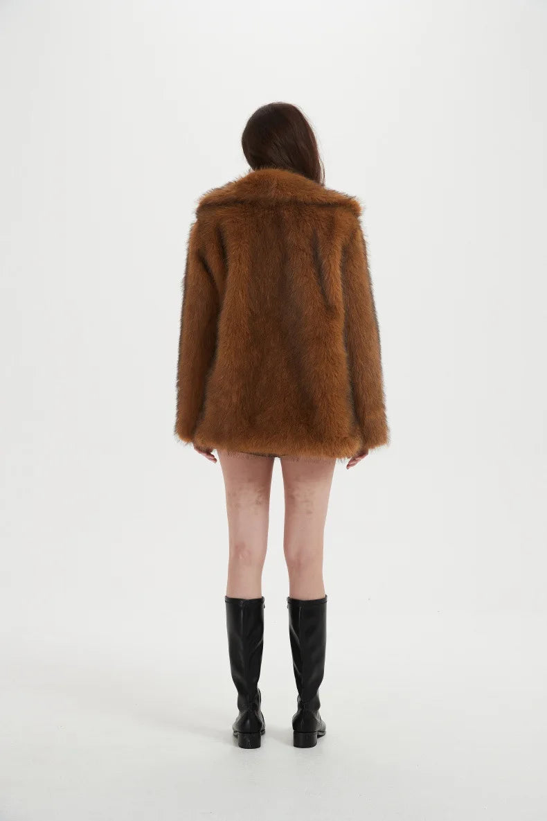 faux fur jacket