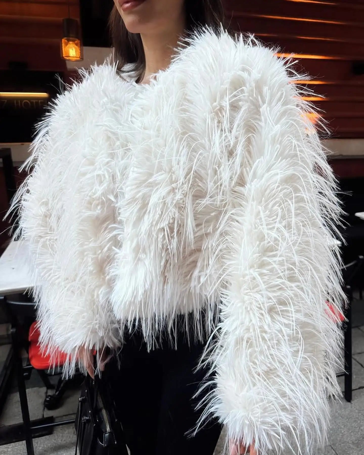 faux fur jacket