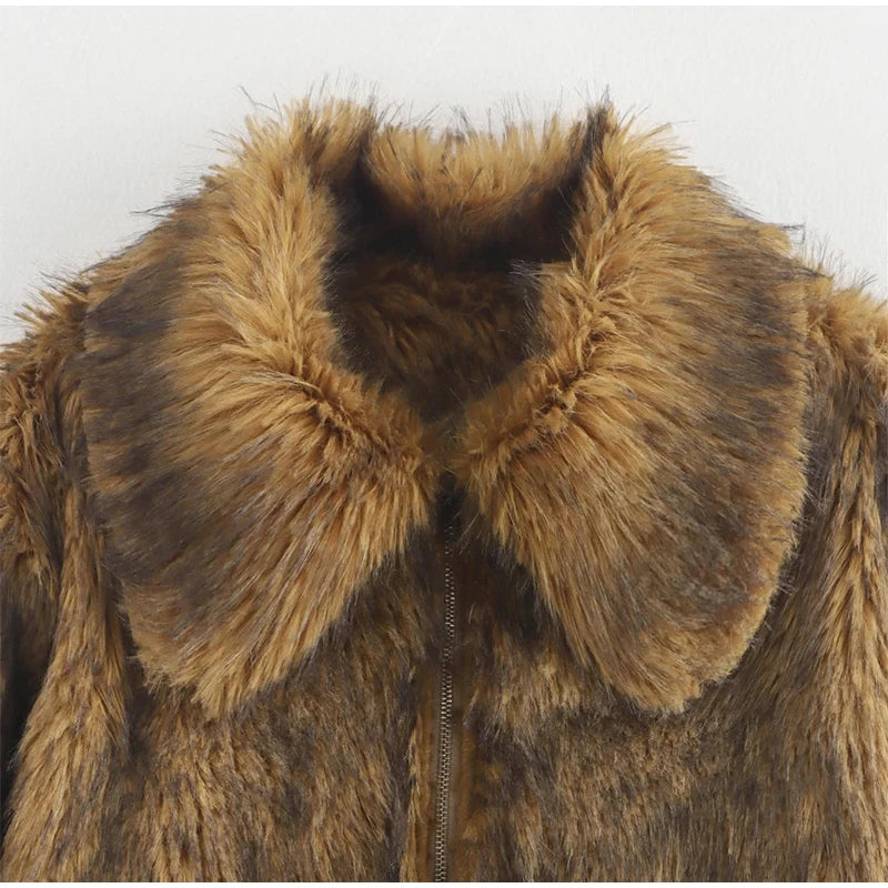 faux fur jacket