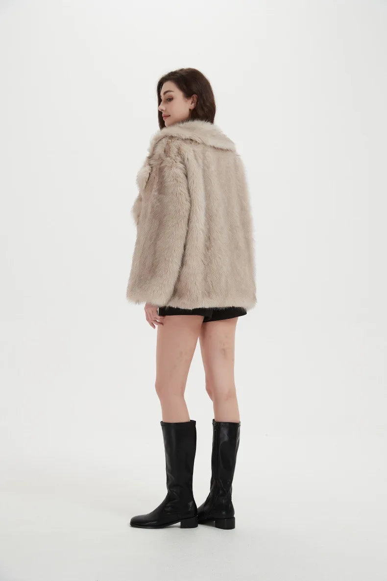 faux fur jacket