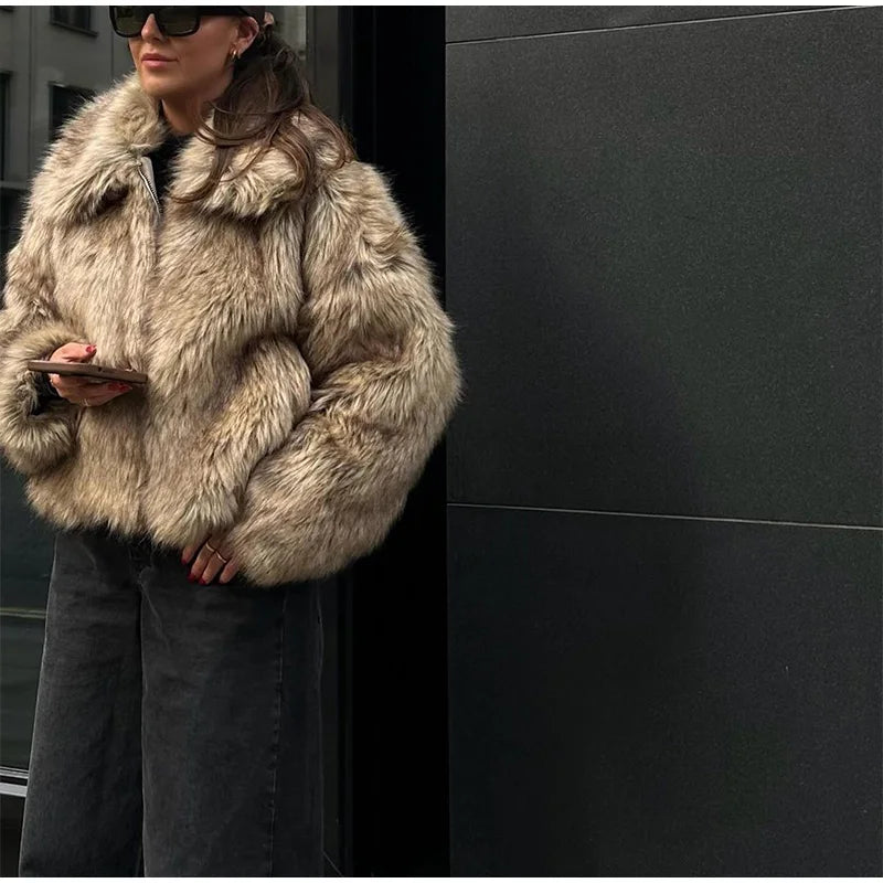 faux fur jacket