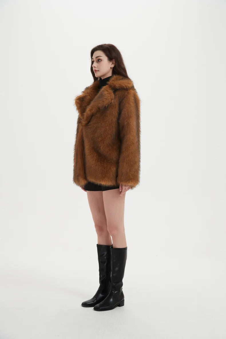 faux fur jacket