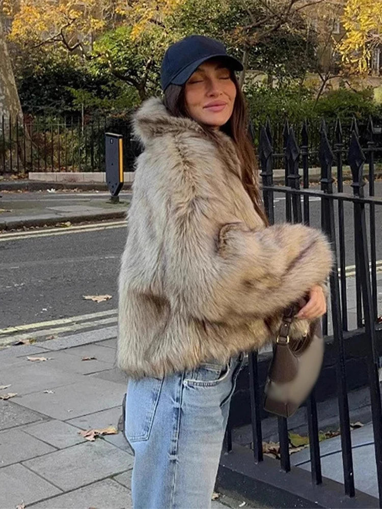 faux fur jacket