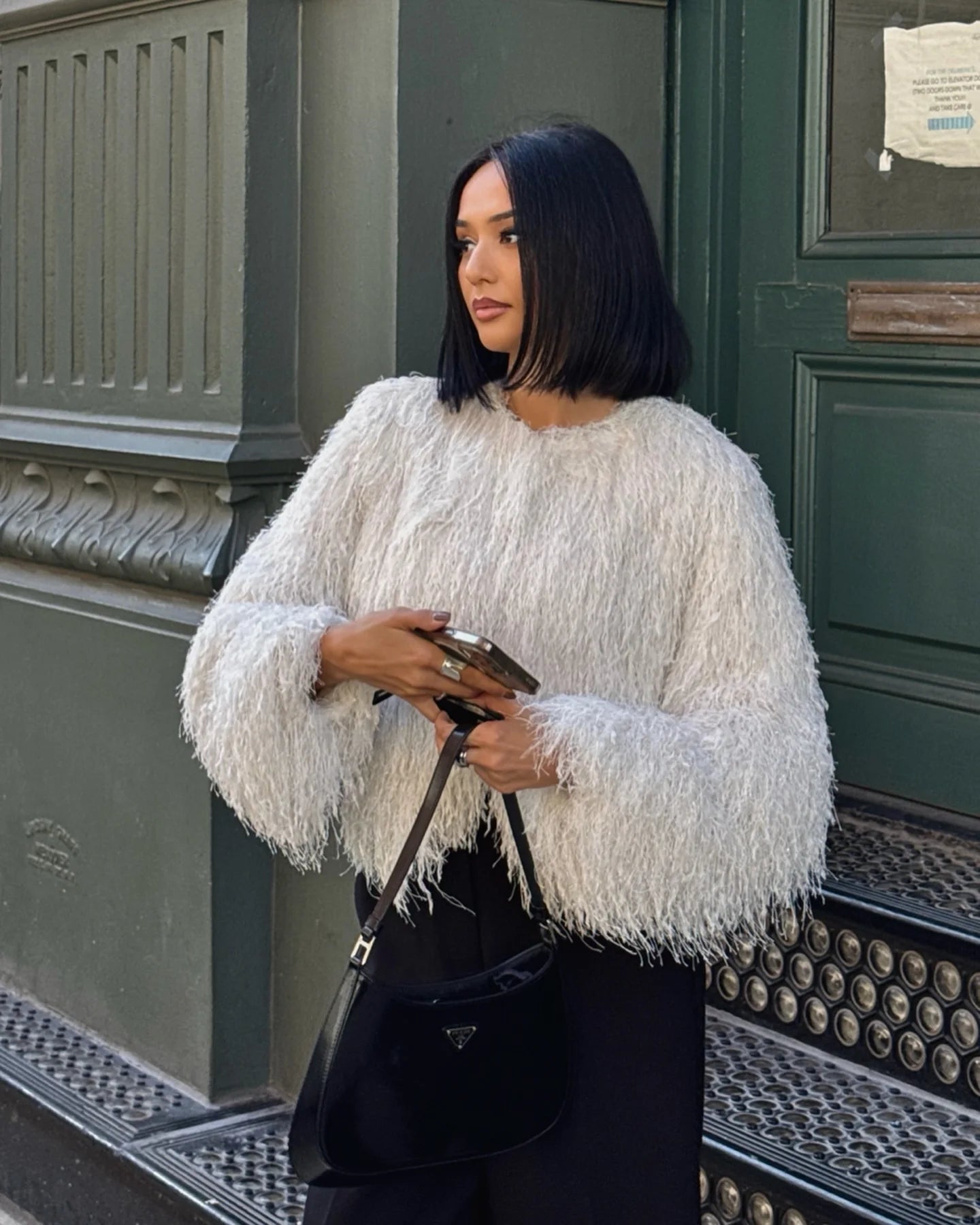 faux fur jacket