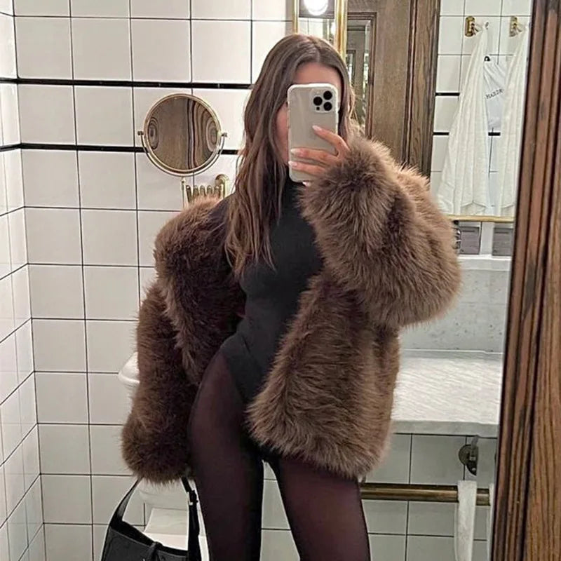 faux fur jacket