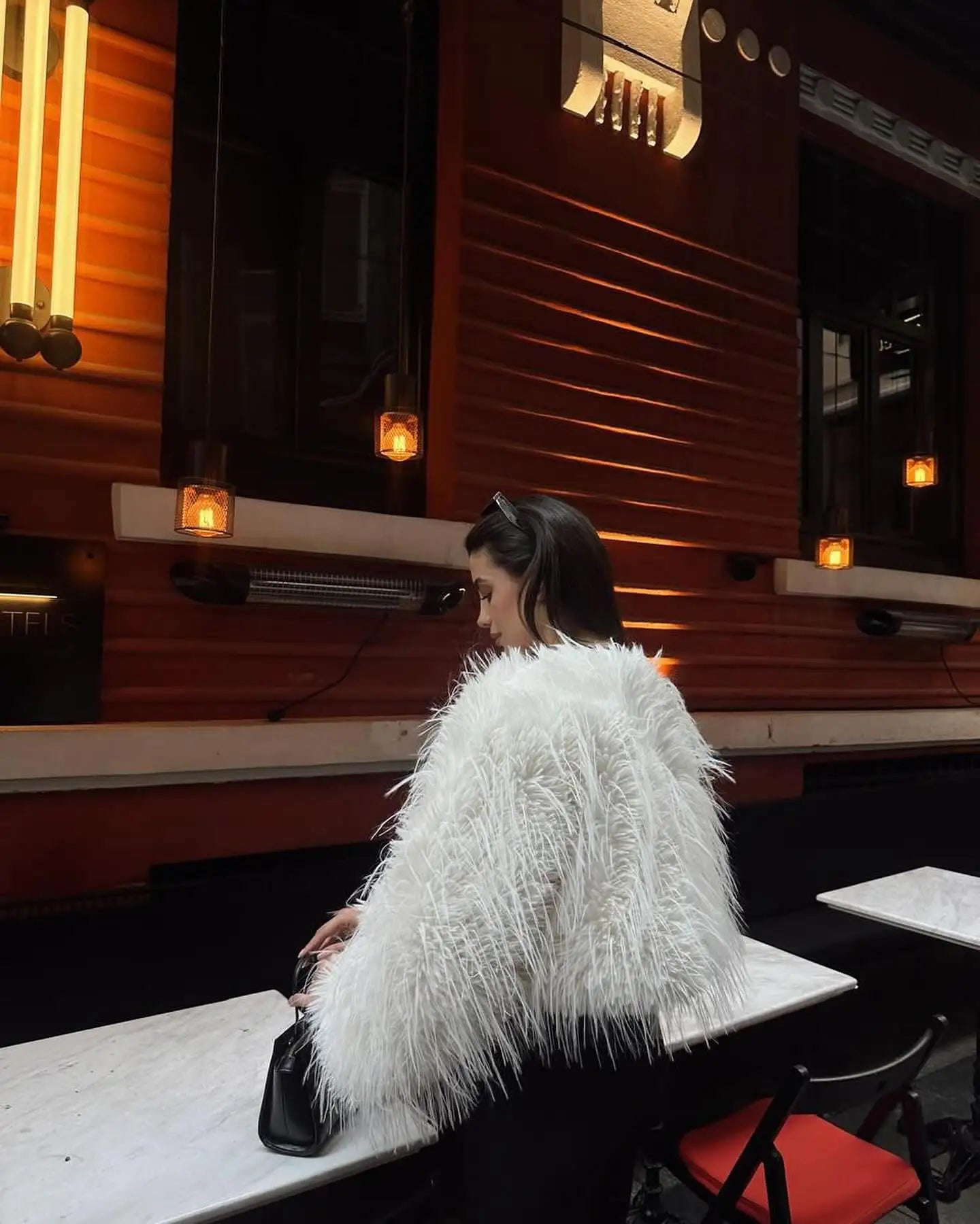 faux fur jacket