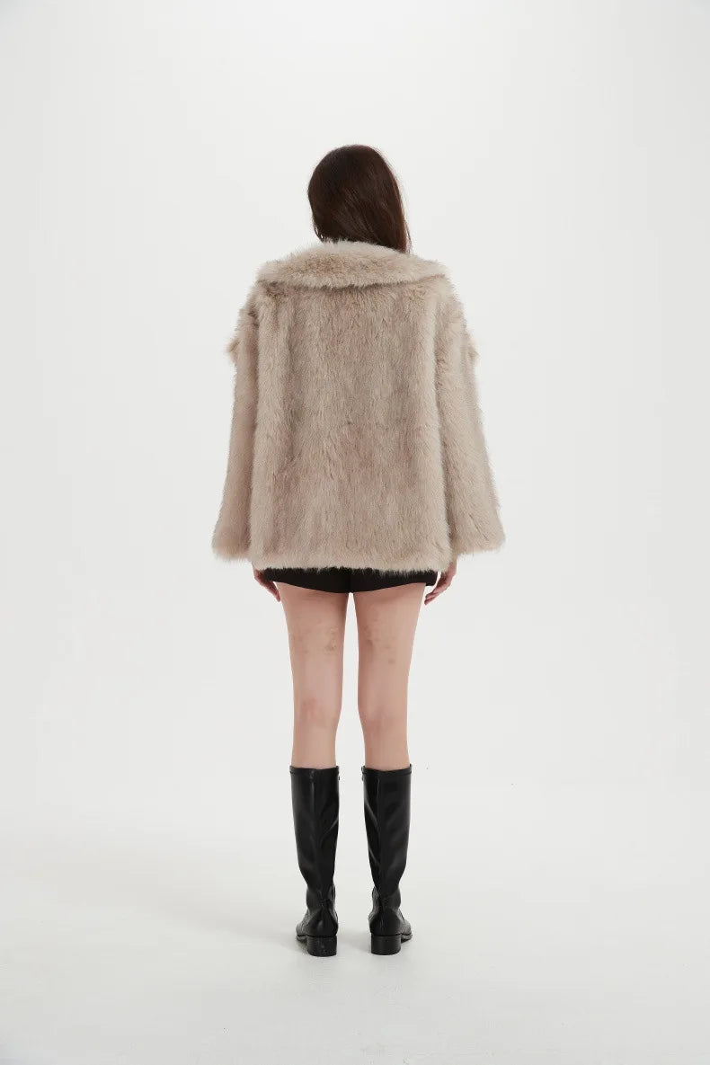 faux fur jacket