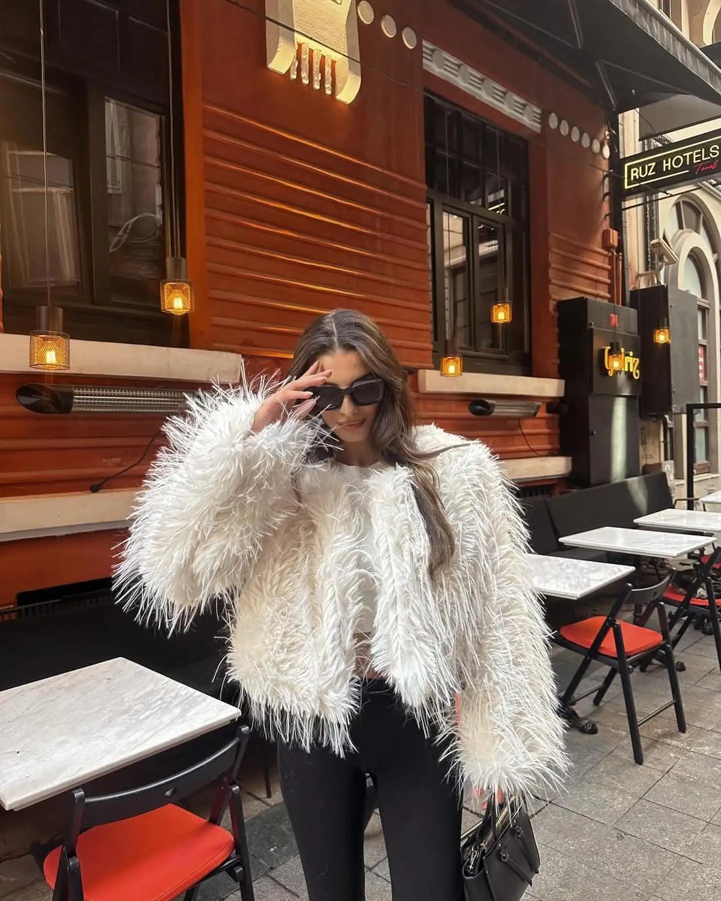 faux fur jacket