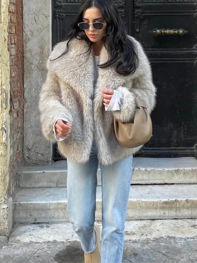 faux fur jacket