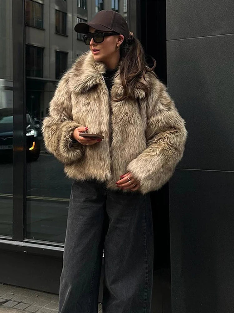 faux fur jacket