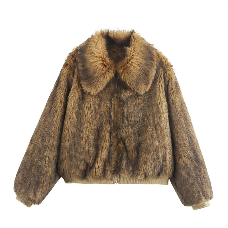 faux fur jacket