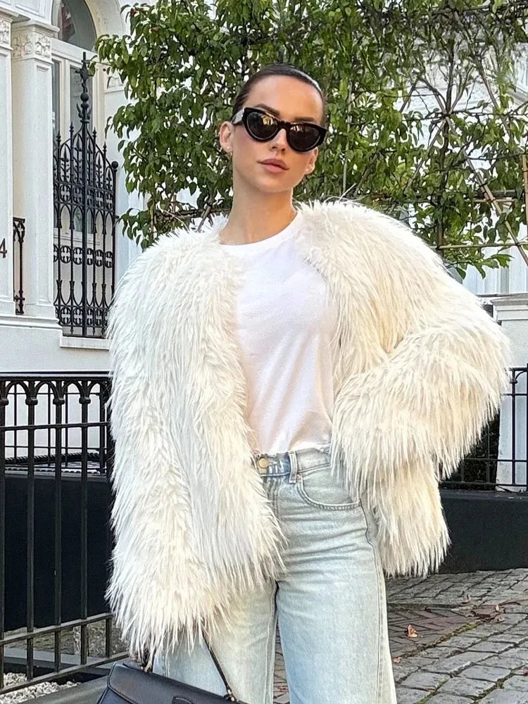 faux fur jacket