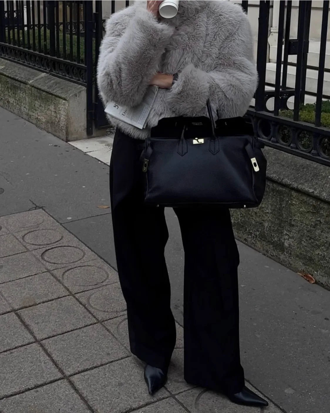 faux fur jacket