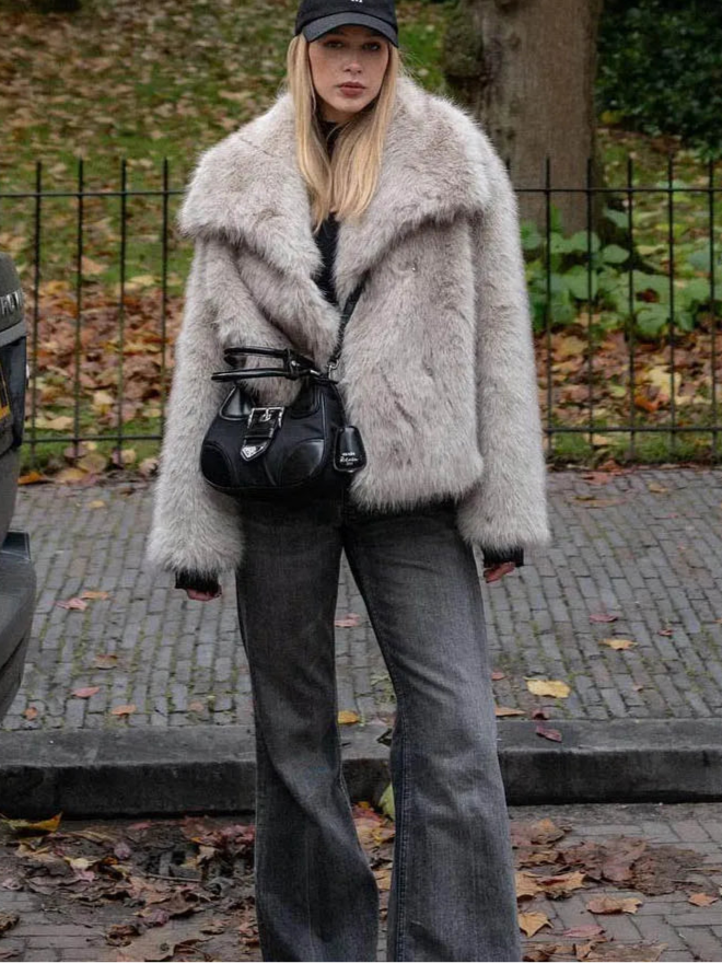 faux fur jacket