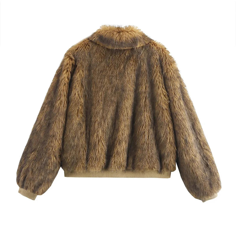 faux fur jacket