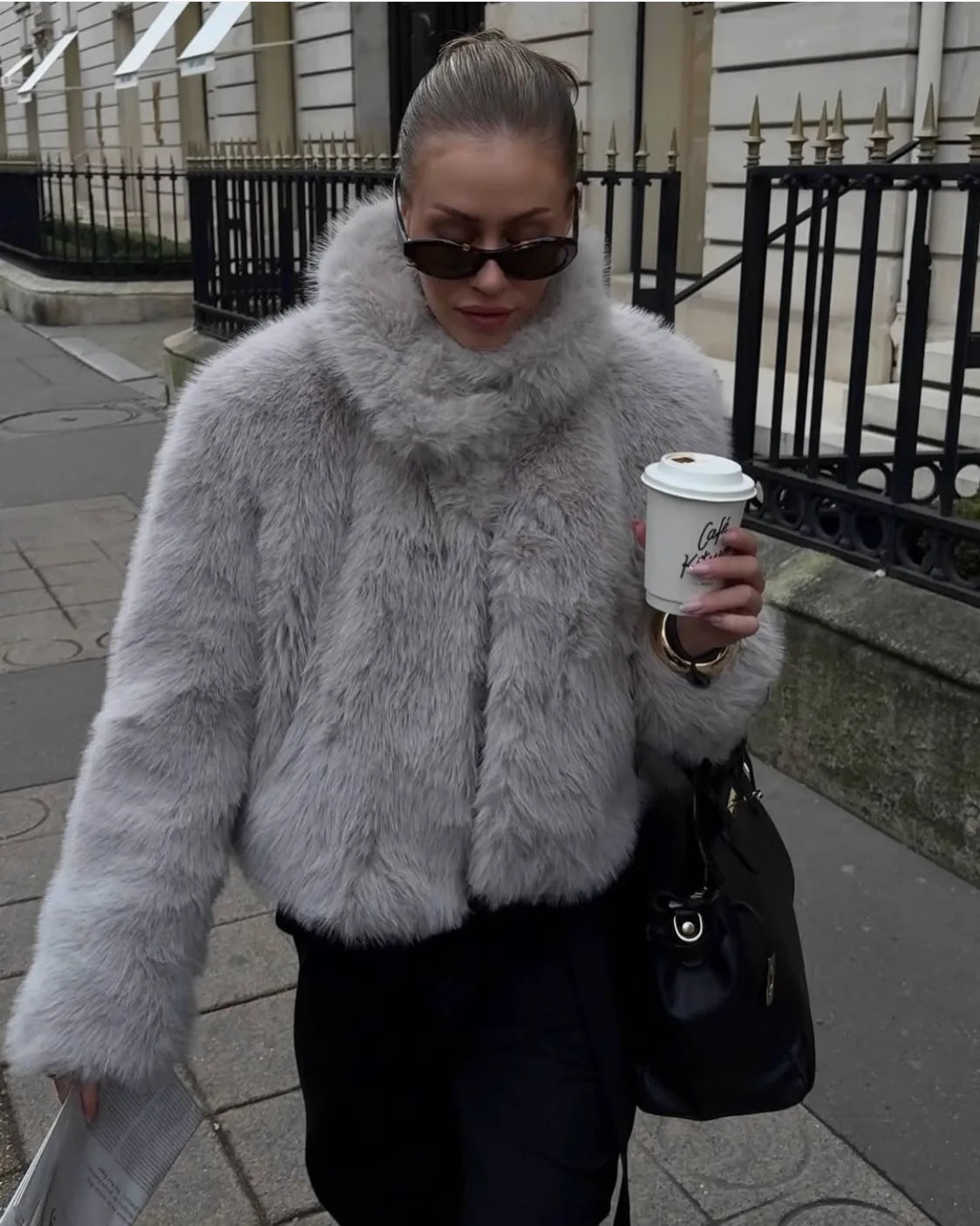 faux fur jacket