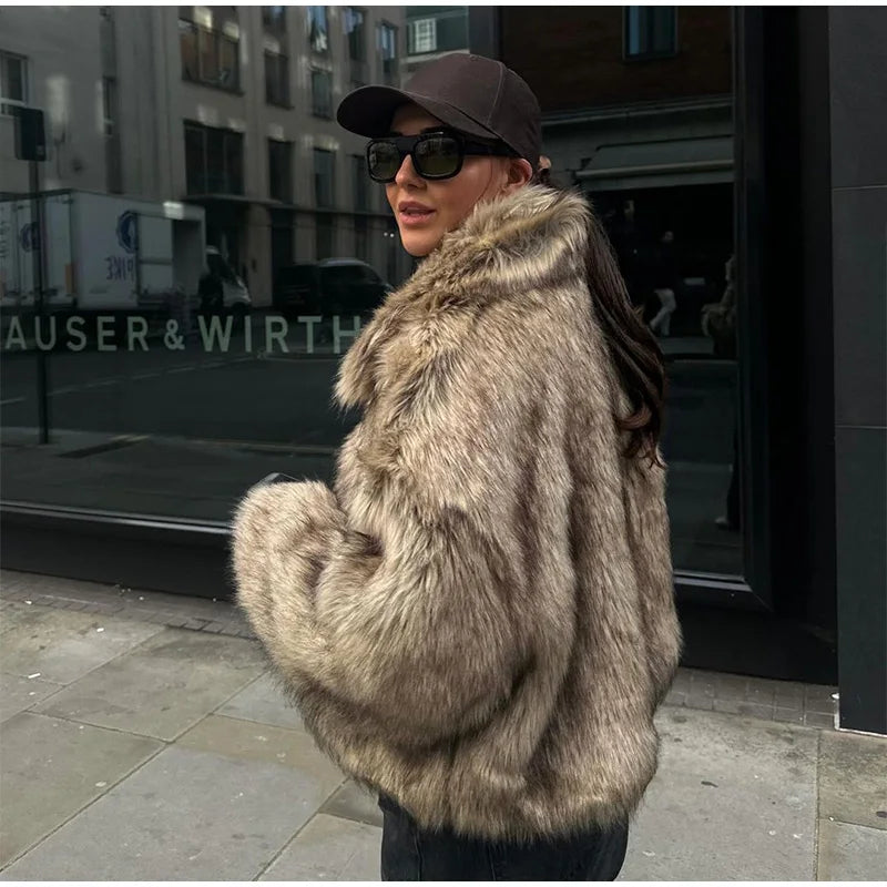 faux fur jacket