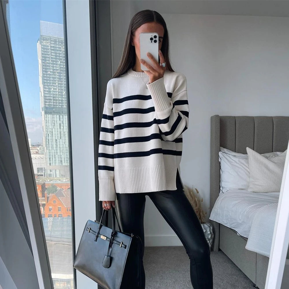 striped sweater