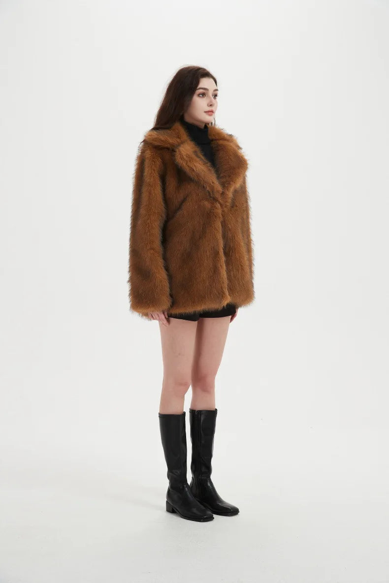 faux fur jacket