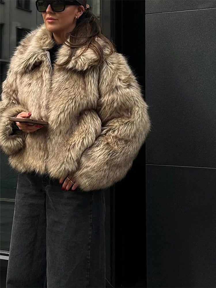 faux fur jacket