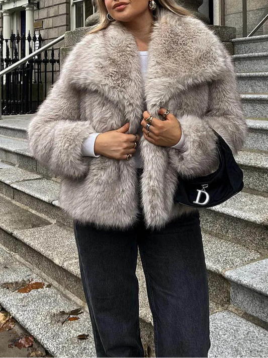 faux fur jacket