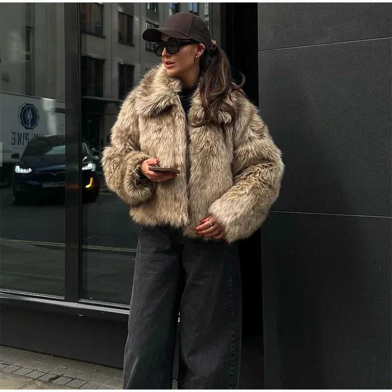 faux fur jacket