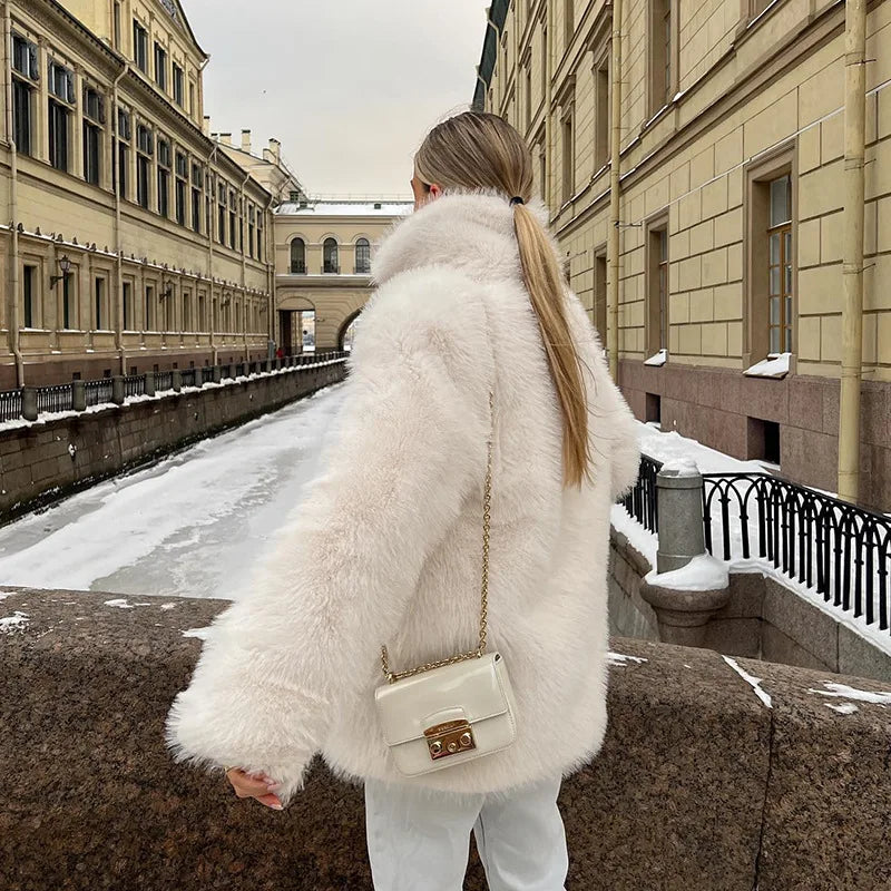 faux fur jacket