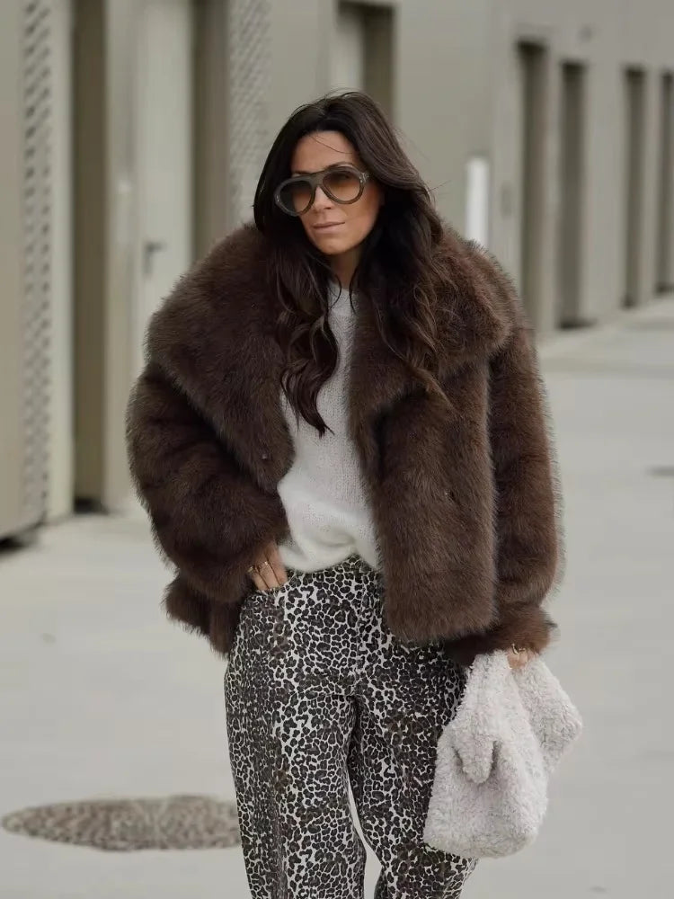 faux fur jacket