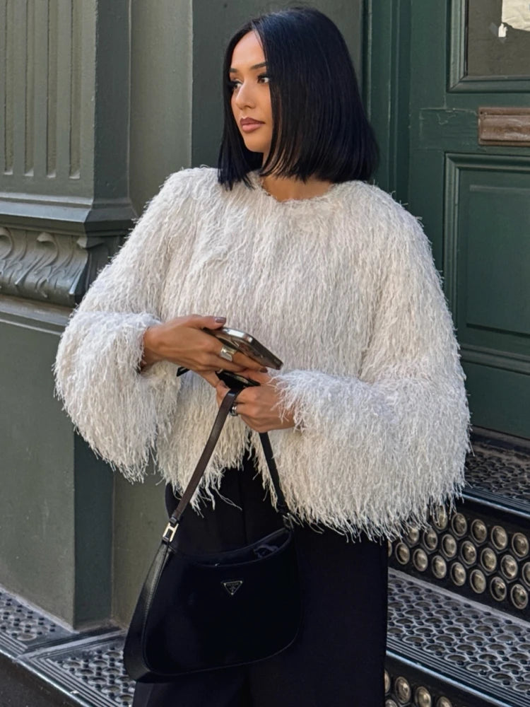 faux fur jacket