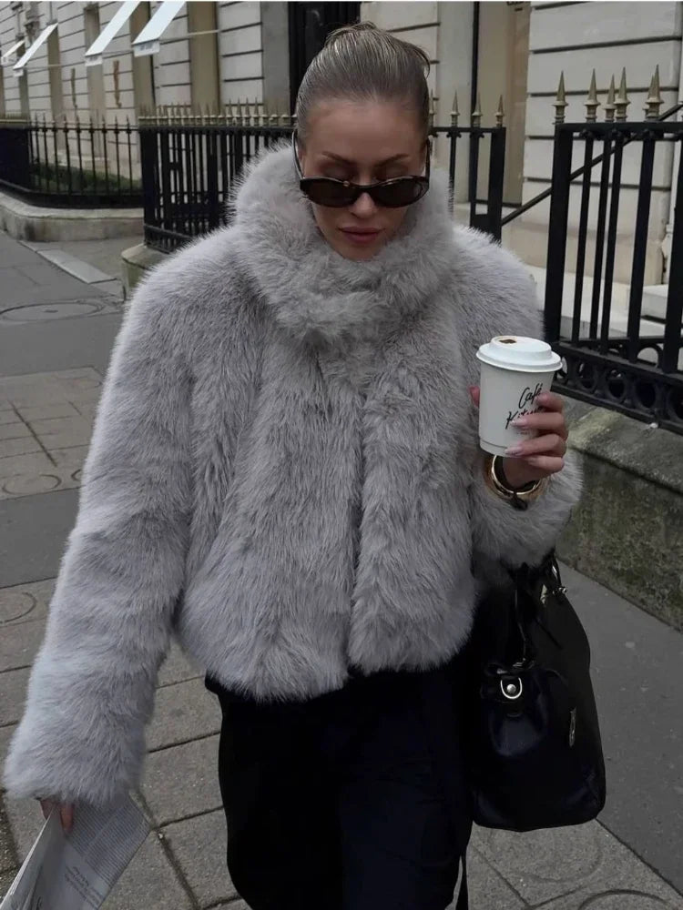 faux fur jacket